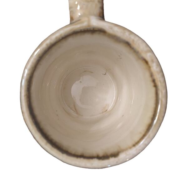 Vintage Rodolfo Padilla stoneware drip paint coffee mug set of 3 - Picture 3 of 5